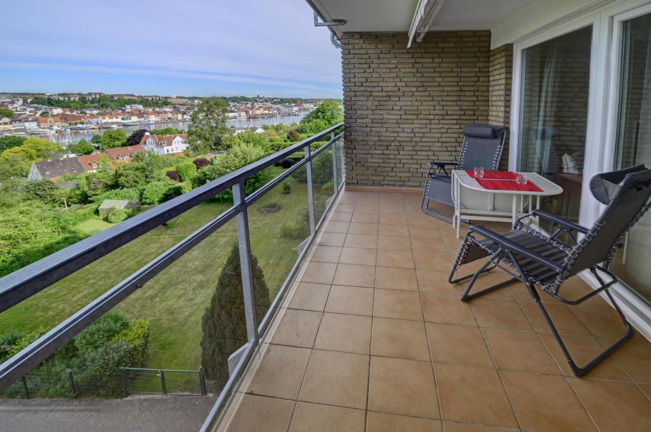 Fewo1846 - Flensview - Komfortables Studioapartment Mit Balkon Und Hafenblick Flensburg Exteriér fotografie
